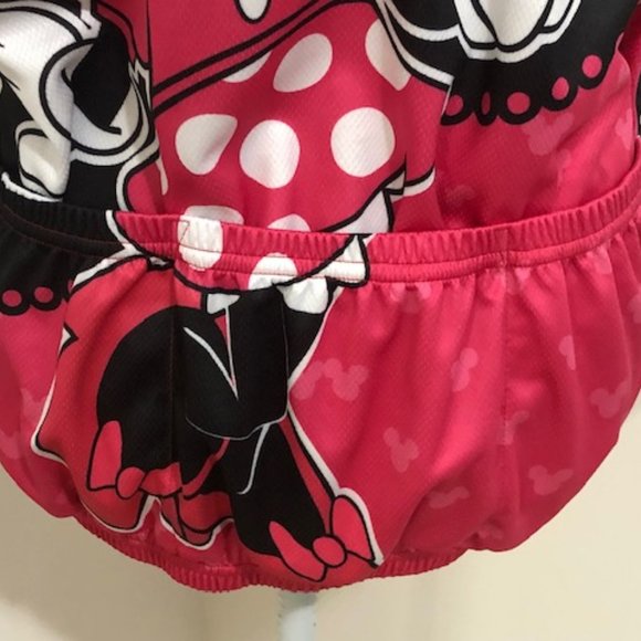 Paladin Pink Cycling Jersey Minnie Mouse Short Sleeve Shirt - Picture 5 of 8